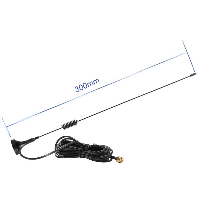 吸盘天线(S3001)，SMA(公)直式插头，频率：GSM，增益：7dBi-1